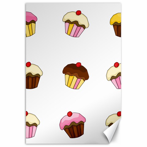 Colorful cupcakes  Canvas 20  x 30   from ArtsNow.com 19.62 x28.9  Canvas - 1