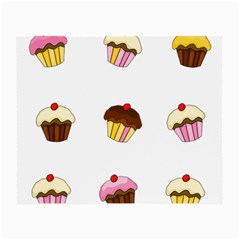 Colorful cupcakes  Small Glasses Cloth (2 Front