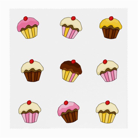 Colorful cupcakes  Medium Glasses Cloth from ArtsNow.com Front