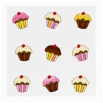 Colorful cupcakes  Medium Glasses Cloth