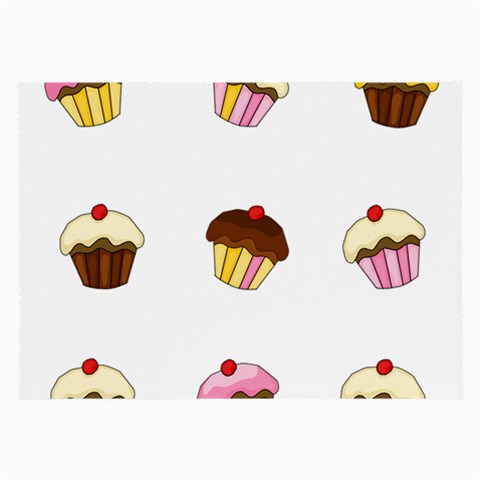 Colorful cupcakes  Large Glasses Cloth (2 Front