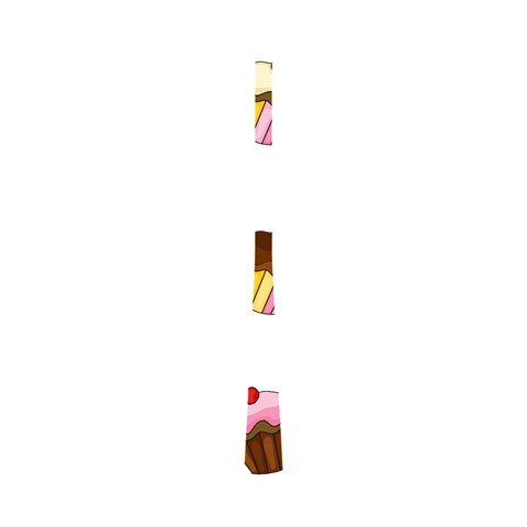 Colorful cupcakes  Neckties (Two Side)  from ArtsNow.com Front