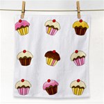 Colorful cupcakes  Face Towel