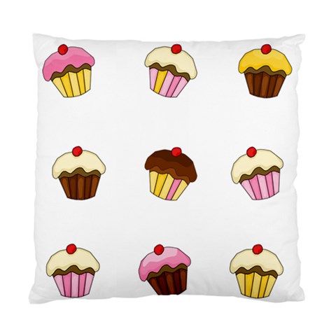 Colorful cupcakes  Standard Cushion Case (One Side) from ArtsNow.com Front