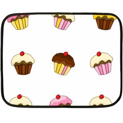 Colorful cupcakes  Double Sided Fleece Blanket (Mini)  from ArtsNow.com 35 x27  Blanket Front