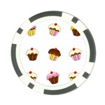 Colorful cupcakes  Poker Chip Card Guards (10 pack) 