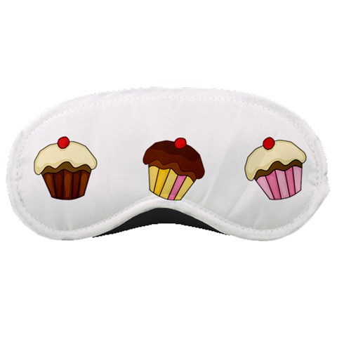 Colorful cupcakes  Sleeping Masks from ArtsNow.com Front