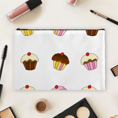 Colorful cupcakes  Cosmetic Bag (Large)  from ArtsNow.com Front