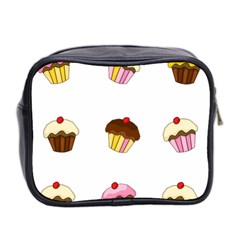 Colorful cupcakes  Mini Toiletries Bag 2 Back