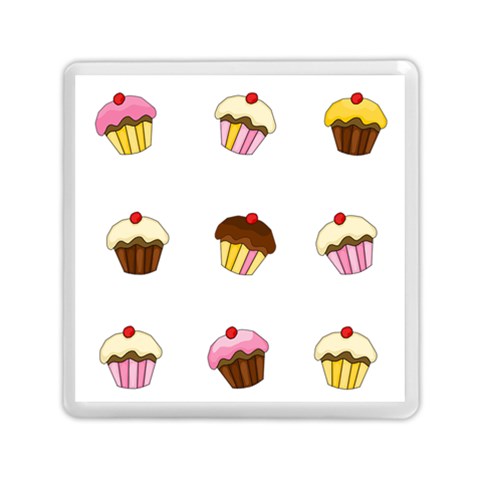 Colorful cupcakes  Memory Card Reader (Square)  from ArtsNow.com Front