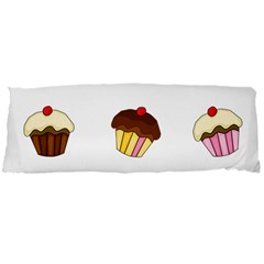 Colorful cupcakes  Body Pillow Case Dakimakura (Two Sides) from ArtsNow.com Front