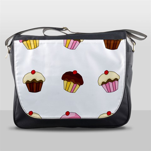 Colorful cupcakes  Messenger Bags from ArtsNow.com Front
