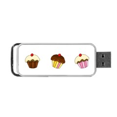 Colorful cupcakes  Portable USB Flash (Two Sides) from ArtsNow.com Front