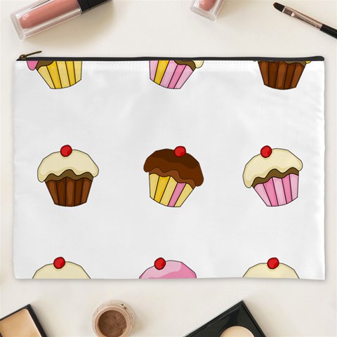 Colorful cupcakes  Cosmetic Bag (XXXL)  from ArtsNow.com Front