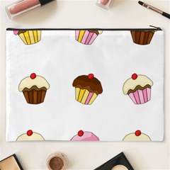 Colorful cupcakes  Cosmetic Bag (XXXL)  from ArtsNow.com Back