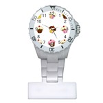 Colorful cupcakes  Plastic Nurses Watch