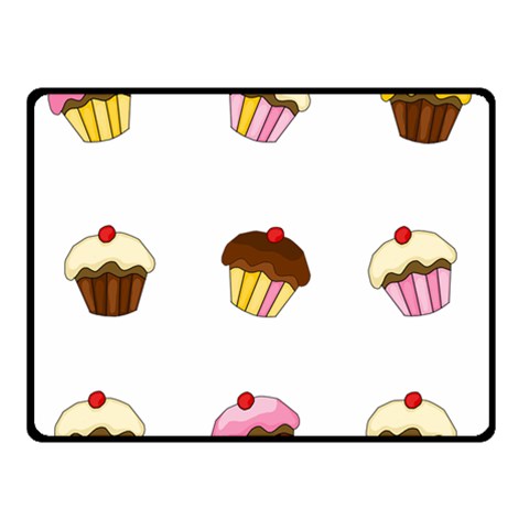 Colorful cupcakes  Double Sided Fleece Blanket (Small)  from ArtsNow.com 45 x34  Blanket Front