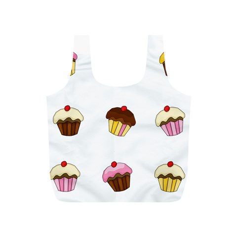 Colorful cupcakes  Full Print Recycle Bags (S)  from ArtsNow.com Front