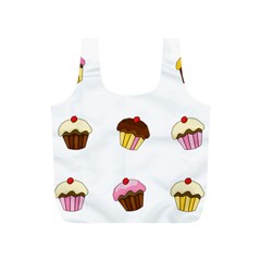 Colorful cupcakes  Full Print Recycle Bags (S)  from ArtsNow.com Back