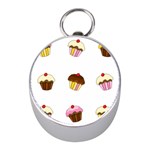 Colorful cupcakes  Mini Silver Compasses