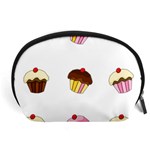 Colorful cupcakes  Accessory Pouches (Large) 