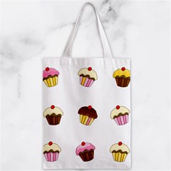 Colorful cupcakes  Zipper Classic Tote Bag from ArtsNow.com Front