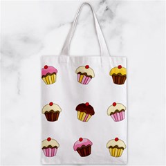 Colorful cupcakes  Zipper Classic Tote Bag from ArtsNow.com Front