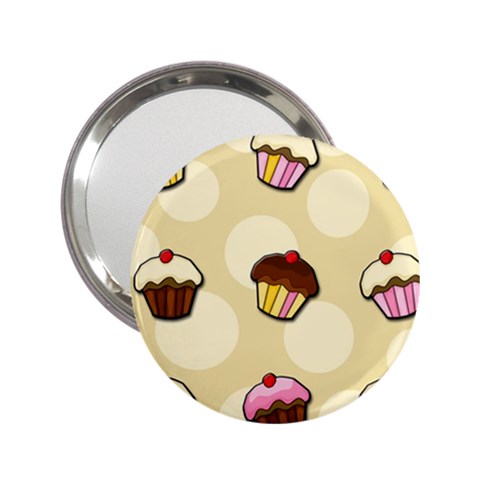Colorful cupcakes pattern 2.25  Handbag Mirrors from ArtsNow.com Front