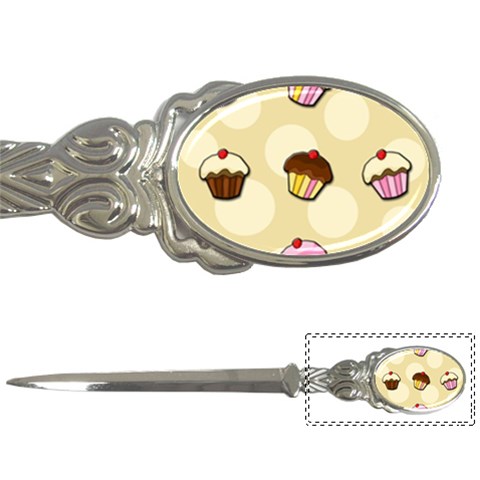 Colorful cupcakes pattern Letter Openers from ArtsNow.com Front
