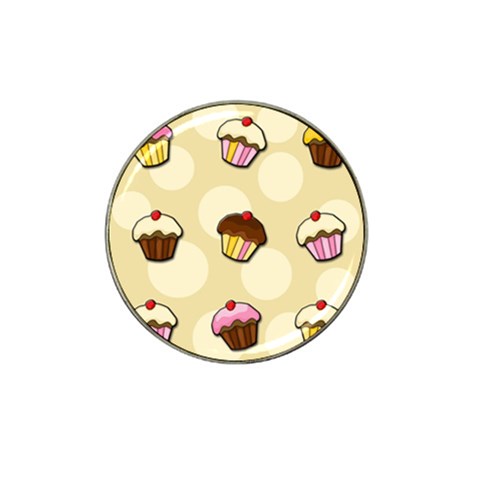 Colorful cupcakes pattern Hat Clip Ball Marker (10 pack) from ArtsNow.com Front