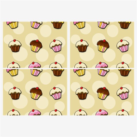 Colorful cupcakes pattern Belt Buckles from ArtsNow.com Front