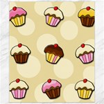 Colorful cupcakes pattern Canvas 8  x 10 