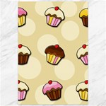 Colorful cupcakes pattern Canvas 12  x 18  