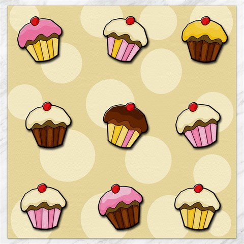 Colorful cupcakes pattern Canvas 16  x 16   from ArtsNow.com 15.2 x15.41  Canvas - 1