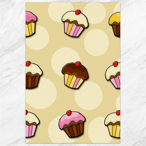 Colorful cupcakes pattern Canvas 24  x 36  from ArtsNow.com 23.35 x34.74  Canvas - 1