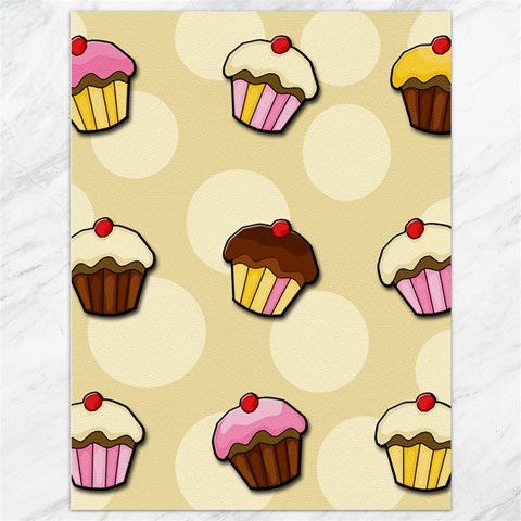 Colorful cupcakes pattern Canvas 36  x 48   from ArtsNow.com 35.26 x46.15  Canvas - 1