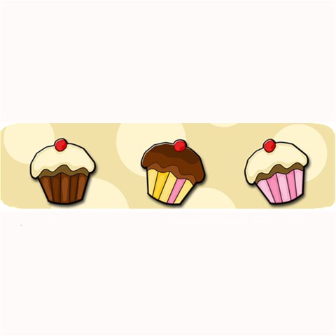 Colorful cupcakes pattern Large Bar Mats from ArtsNow.com 32 x8.5  Bar Mat
