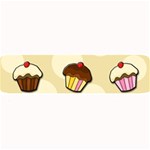 Colorful cupcakes pattern Large Bar Mats