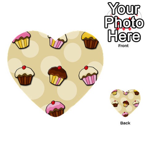 Colorful cupcakes pattern Multi Front 45