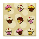 Colorful cupcakes pattern Face Towel