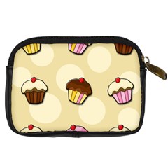 Colorful cupcakes pattern Digital Camera Cases from ArtsNow.com Back