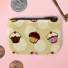 Colorful cupcakes pattern Mini Coin Purses from ArtsNow.com Back