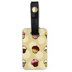 Colorful cupcakes pattern Luggage Tags (One Side) 