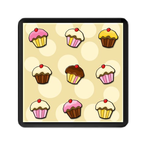 Colorful cupcakes pattern Memory Card Reader (Square)  from ArtsNow.com Front