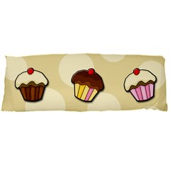 Colorful cupcakes pattern Body Pillow Case Dakimakura (Two Sides) from ArtsNow.com Front