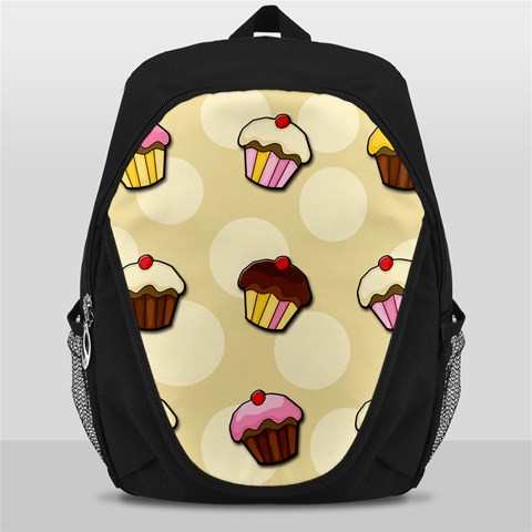 Colorful cupcakes pattern Backpack Bag from ArtsNow.com Front
