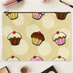 Colorful cupcakes pattern Cosmetic Bag (XXXL) 