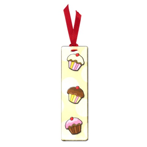 Colorful cupcakes pattern Small Book Marks from ArtsNow.com Front