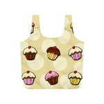 Colorful cupcakes pattern Full Print Recycle Bags (S) 