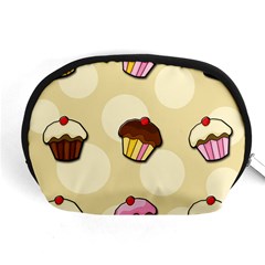 Colorful cupcakes pattern Accessory Pouches (Medium)  from ArtsNow.com Front